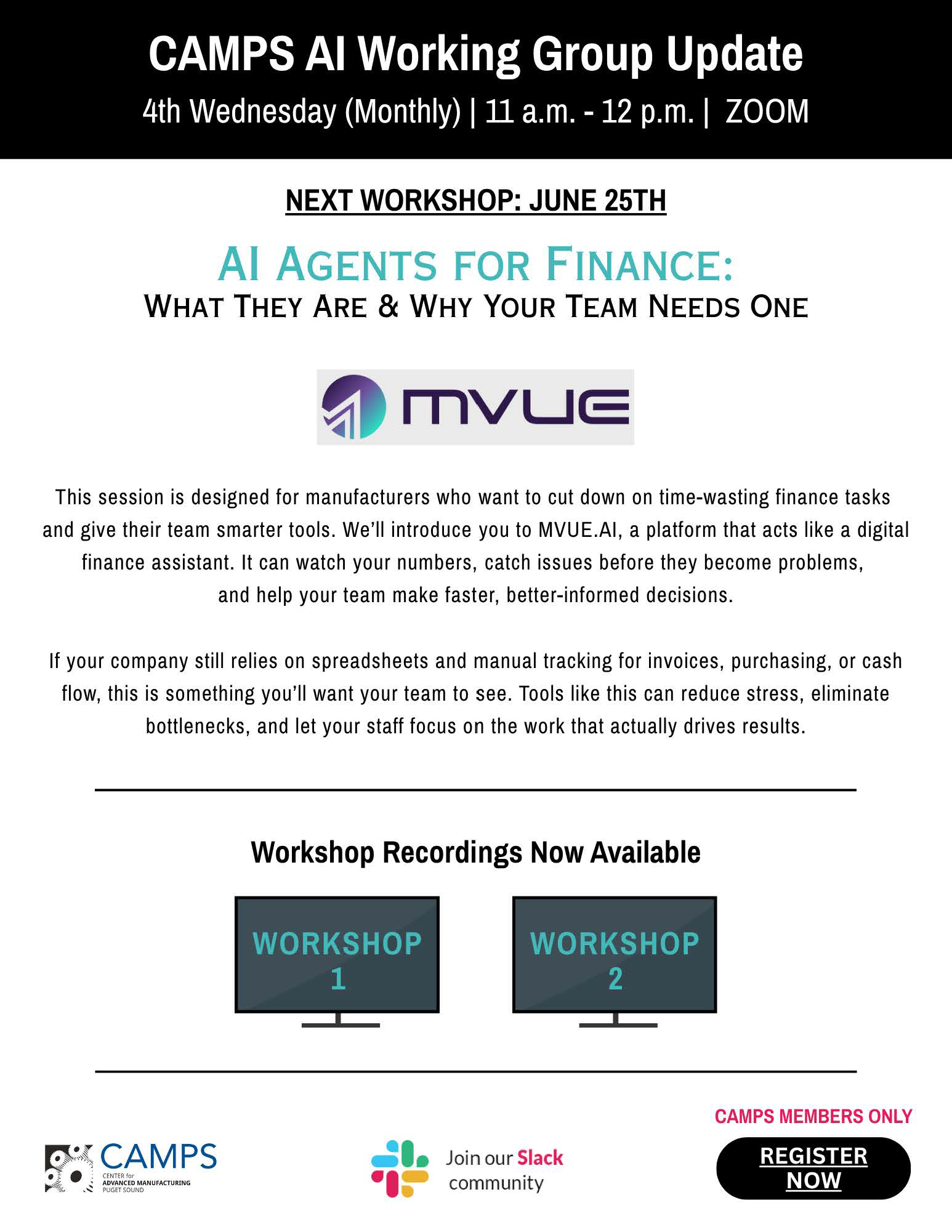 AI Working Group Update