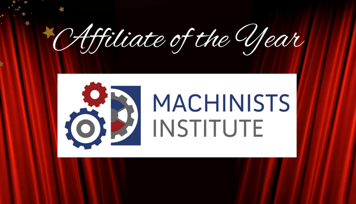 Affiliate Member of the Year Award Winner - Machinists Institute2