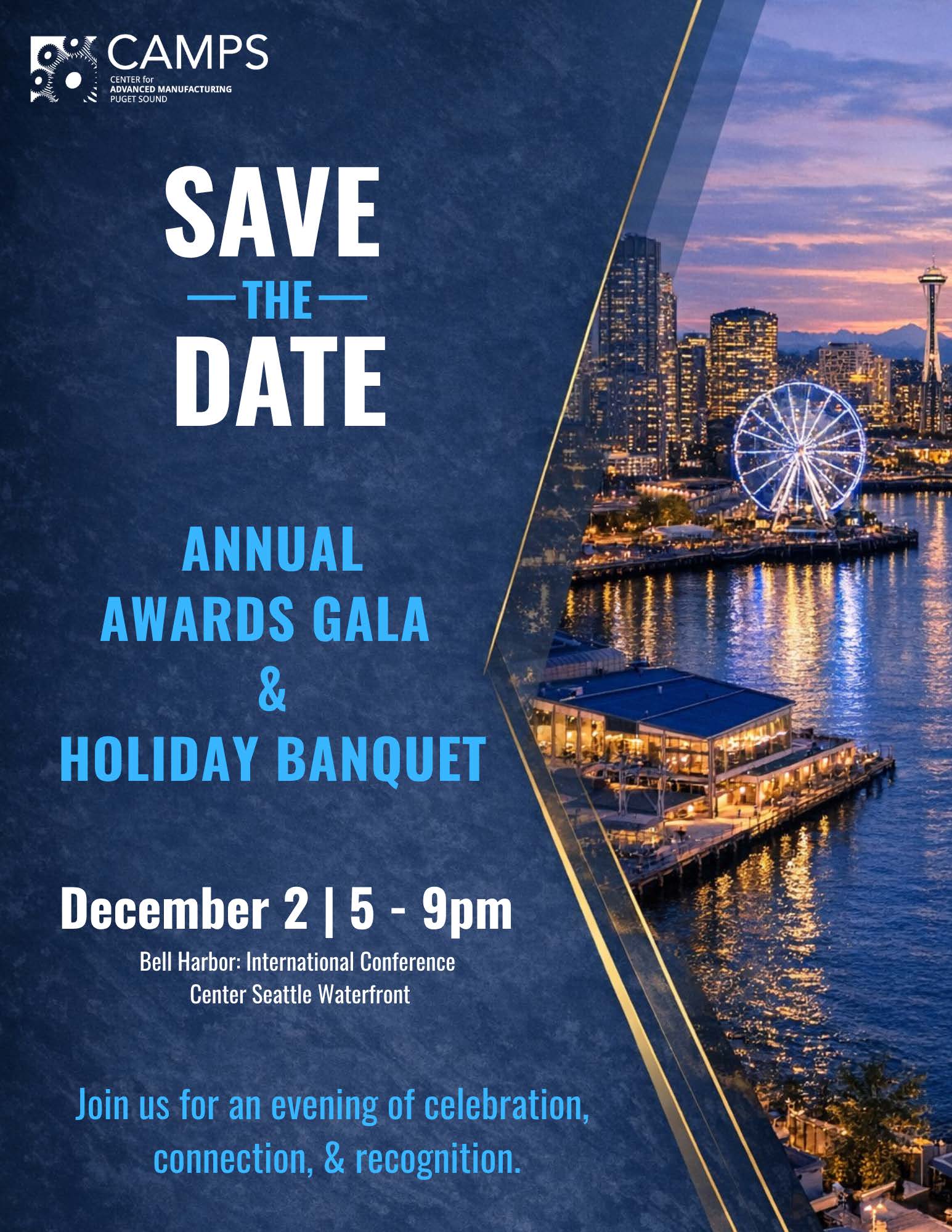 Awards & Holiday Banquet Save the date