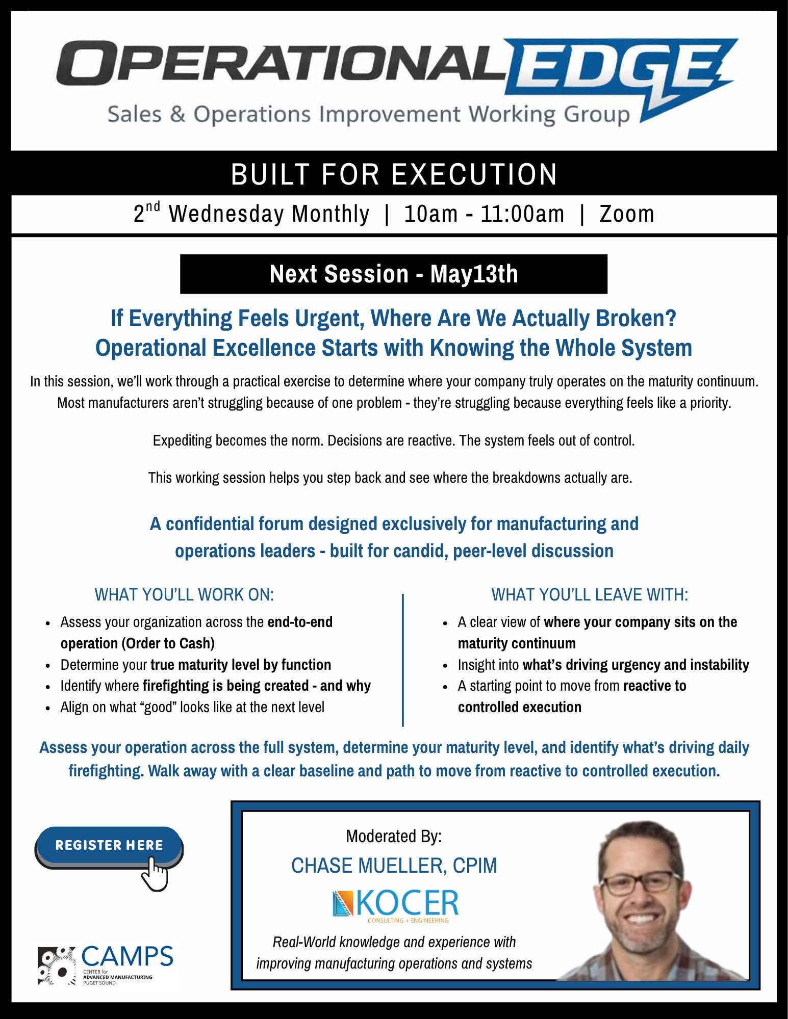 May 13th - Flyer Image